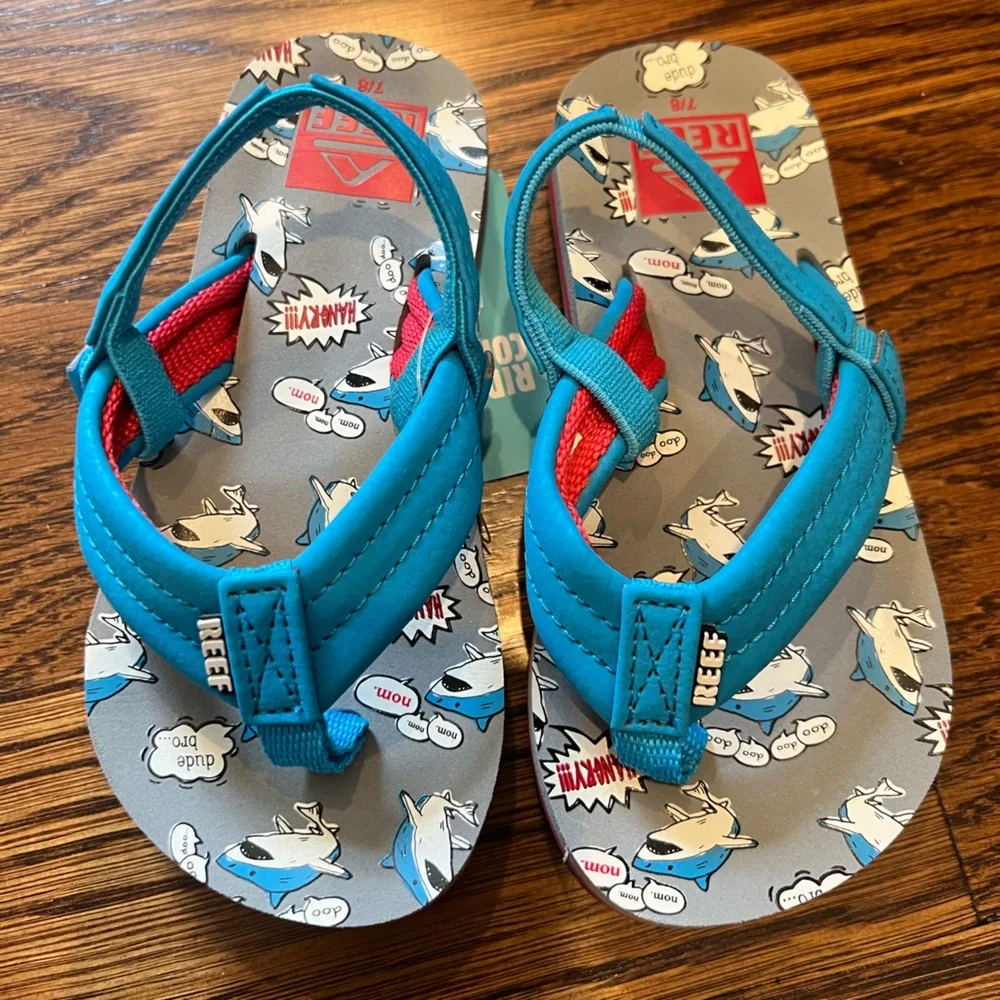 Reef - toddler boy Sandler new with tags size 7/8